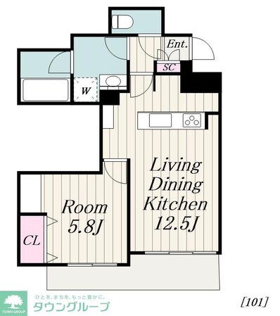 ジェントルツリーの物件間取画像